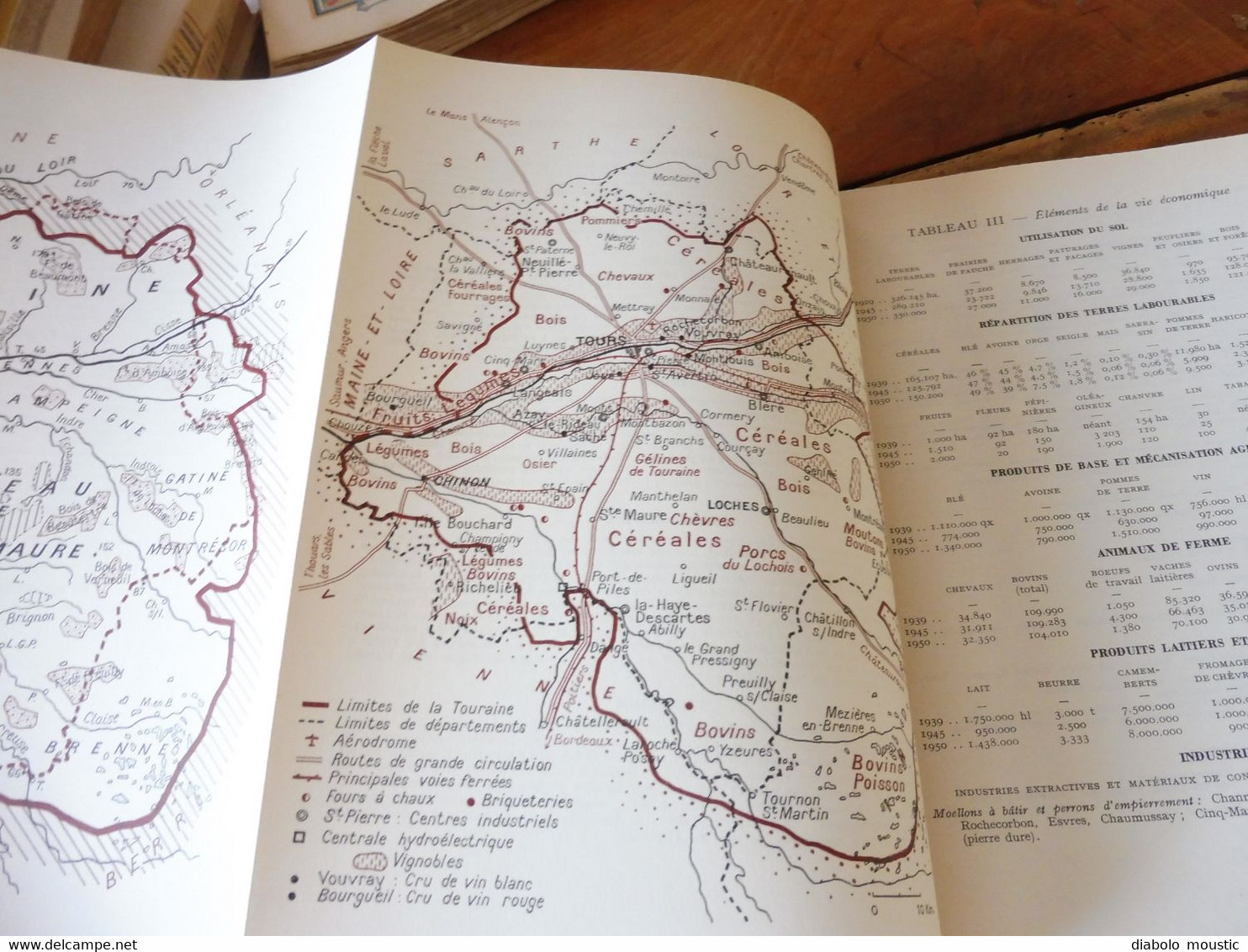 1951 TOURAINE (Candes, Courçay, Joué, Chinon, Loches, Cinq-Mars, Luynes, Amboise, Langeais, Etc; Art; Célébrités