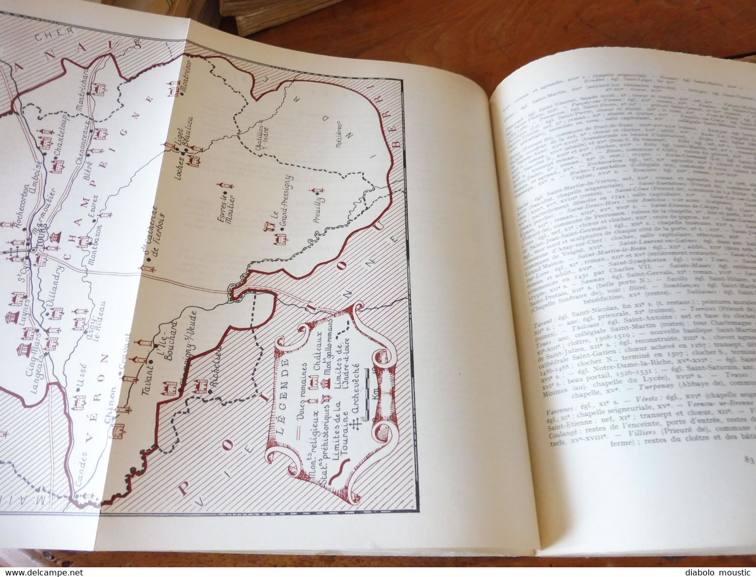 1951 TOURAINE (Candes, Courçay, Joué, Chinon, Loches, Cinq-Mars, Luynes, Amboise, Langeais, Etc; Art; Célébrités