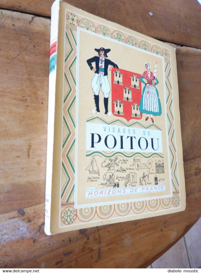 1949  POITOU ( Noirmoutiers , Niort, Poitiers, St- Génévoux, Airvault, Apremont, Etc) ; Arts; Célébrités; Etc - Poitou-Charentes