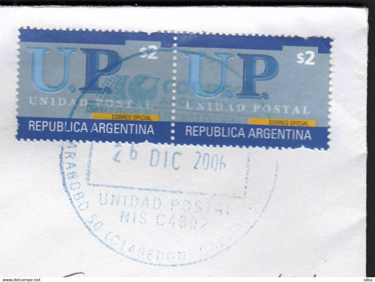 Argentina 2006 / Postal Agents Stamps, 2$ - Lettres & Documents