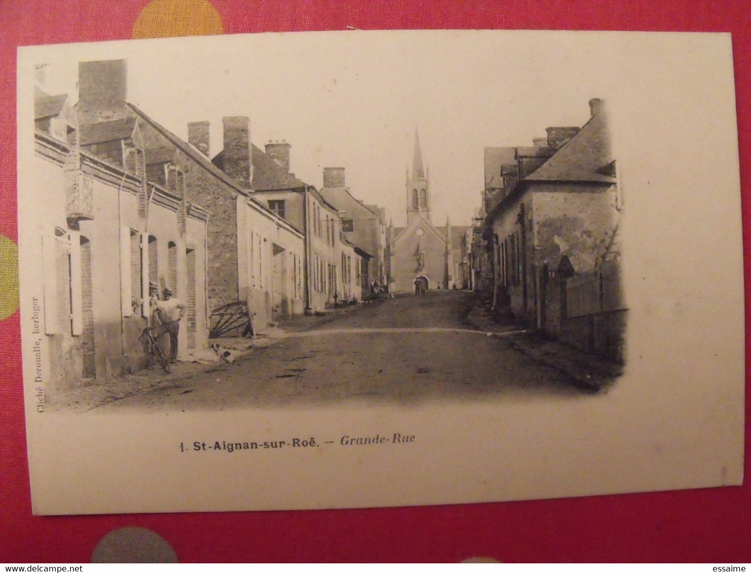 Mayenne 53. Saint-Aignan Sur Roe. Grande Rue - Saint Aignan Sur Rö