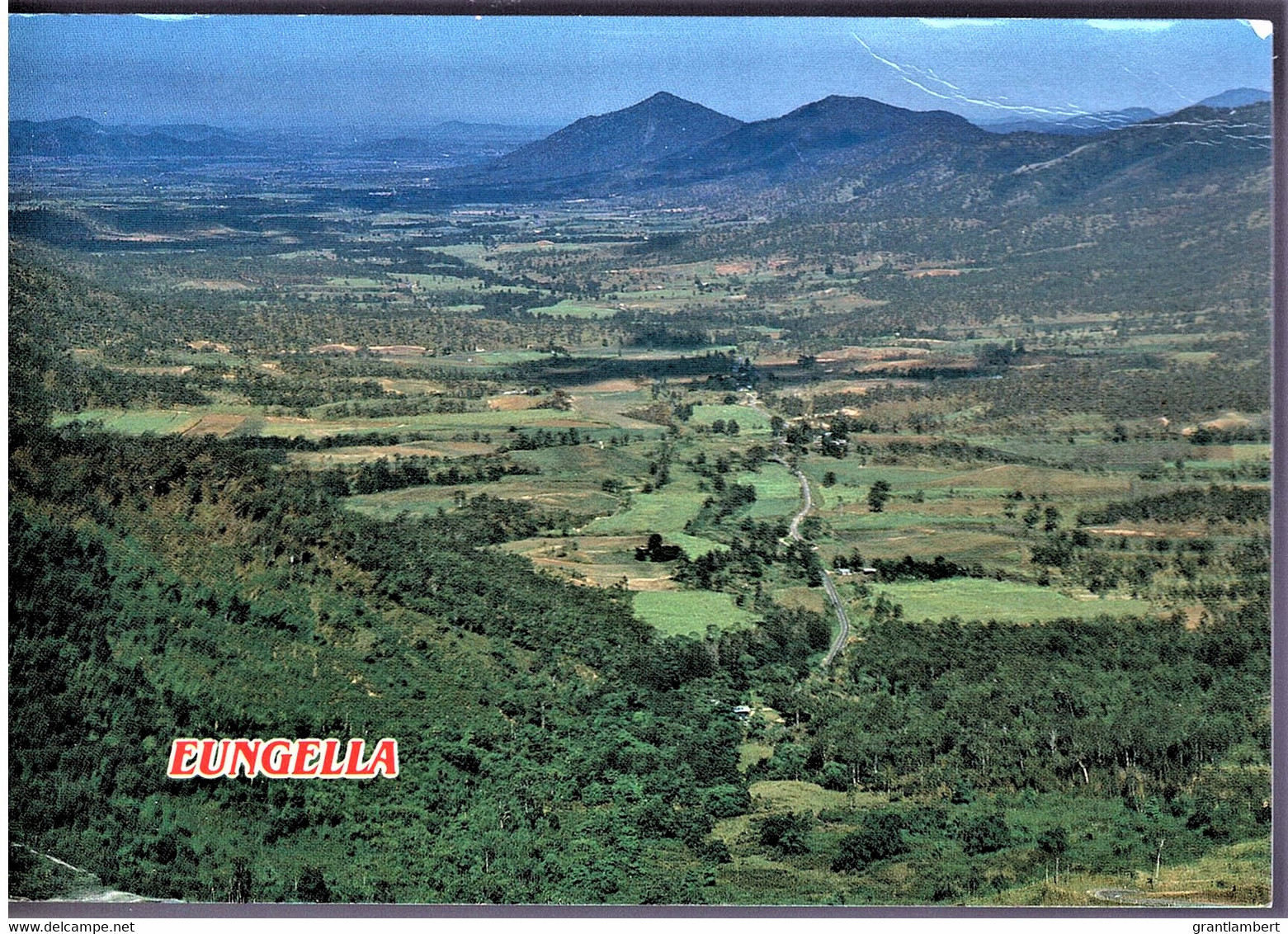 Eungella, North Queensland, With Cane Fields Of The Pioneer River - With Message - Autres & Non Classés