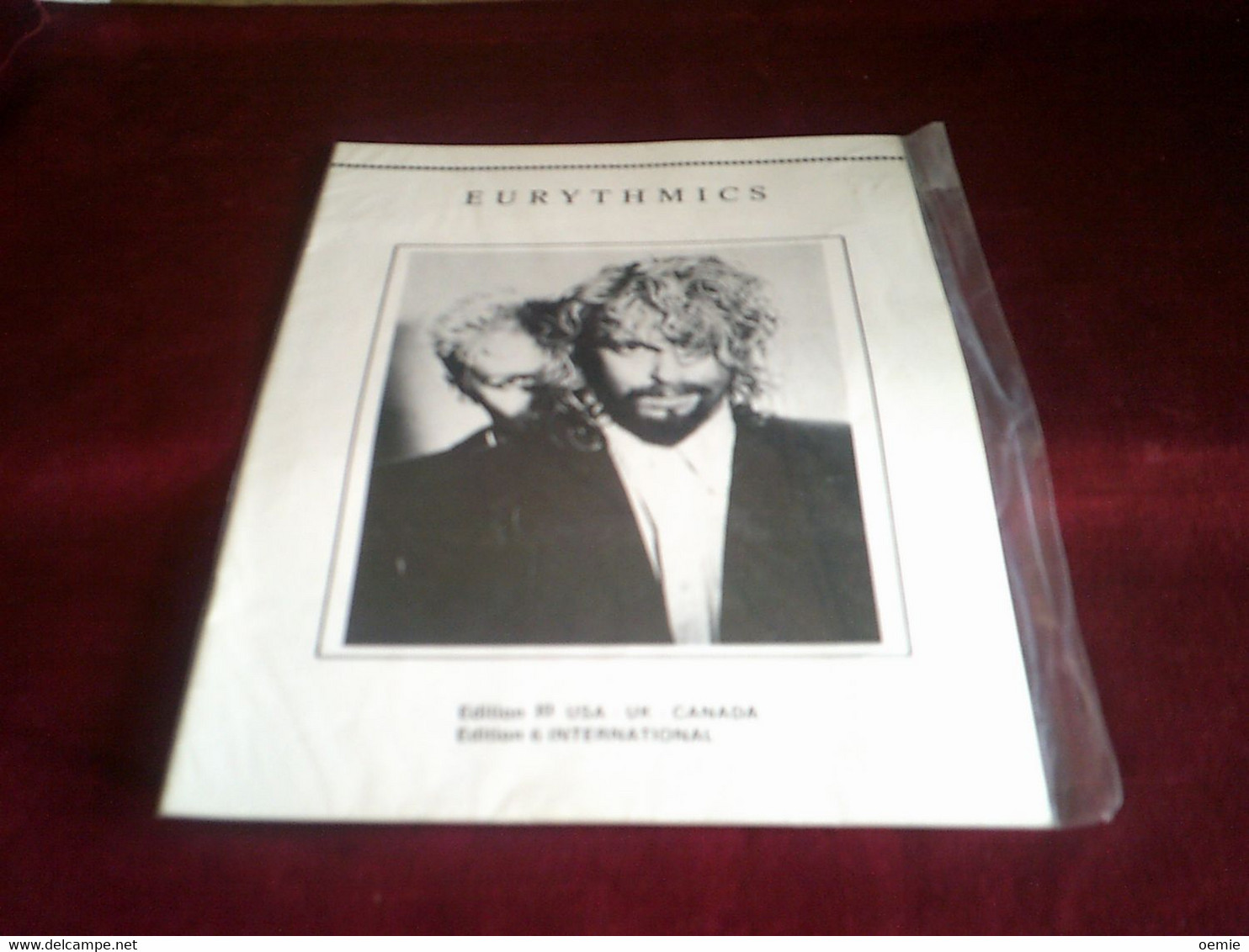 EURYTHMICS  °  FRANCINE  FAN CLUB  EDITION 10 - Ontwikkeling