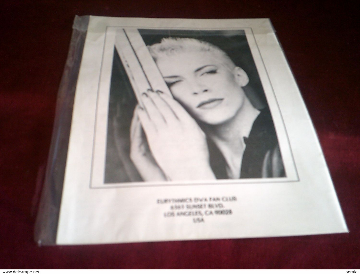 EURYTHMICS  °  FRANCINE  FAN CLUB  EDITION 10 - Cultura