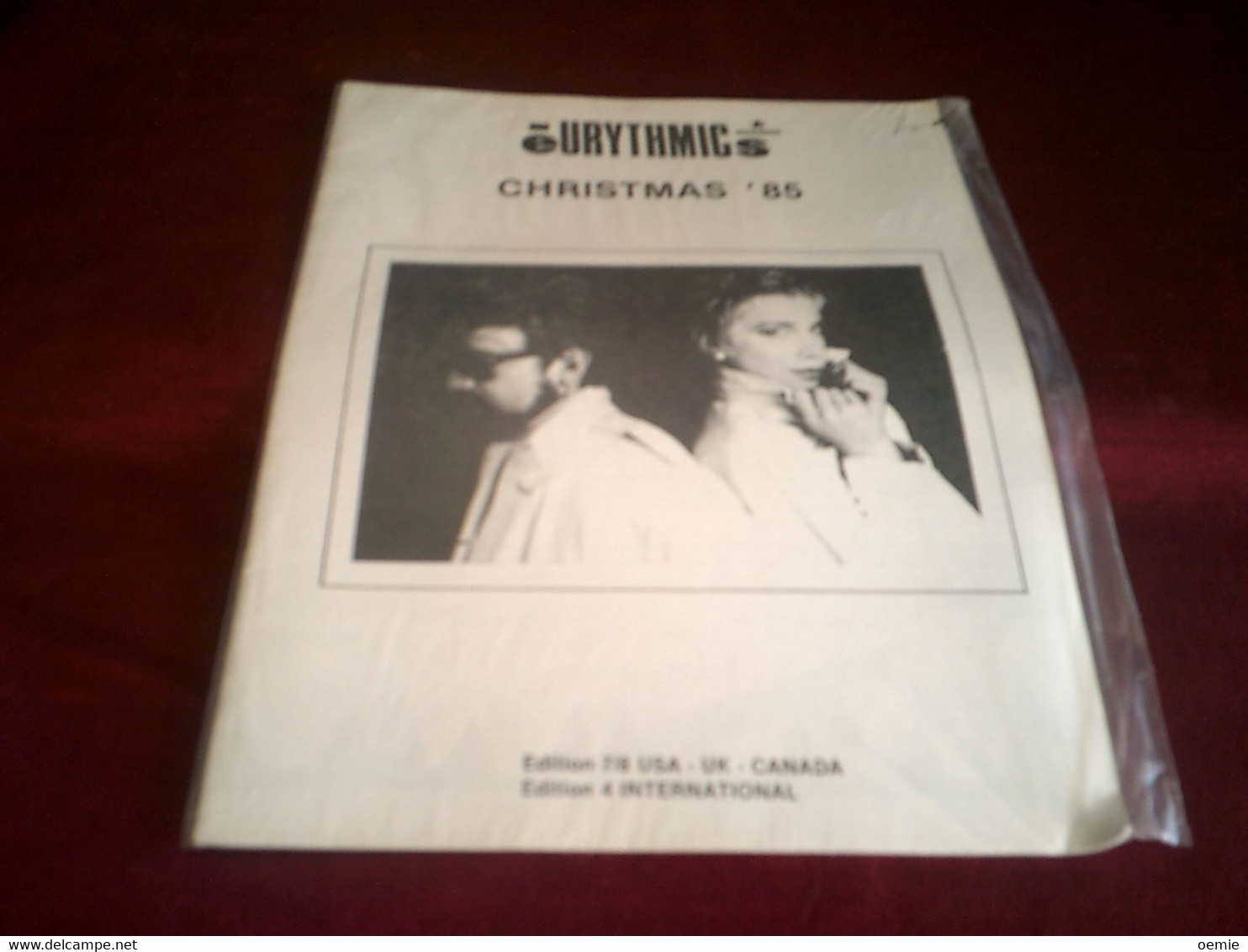 EURYTHMICS  °  FRANCINE  FAN CLUB  CHRISMAS 85 - Ontwikkeling