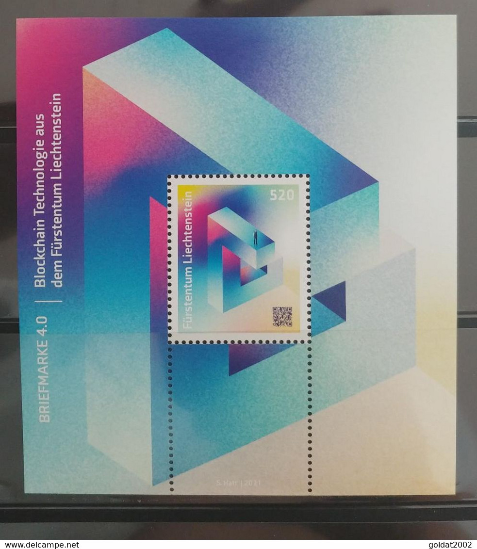 Liechtenstein 2021- 2022 -2023 ,Crypto Stamps ( 4.0 - 4.1 - 4.2 ) , "The  Castle" ,  UNUSUAL - Neufs