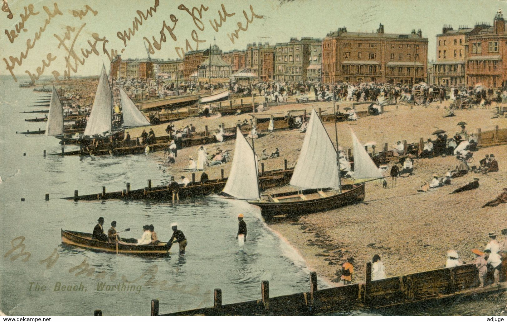 WORTHING The Beach * 1905*SUP** 2 Scan - Worthing