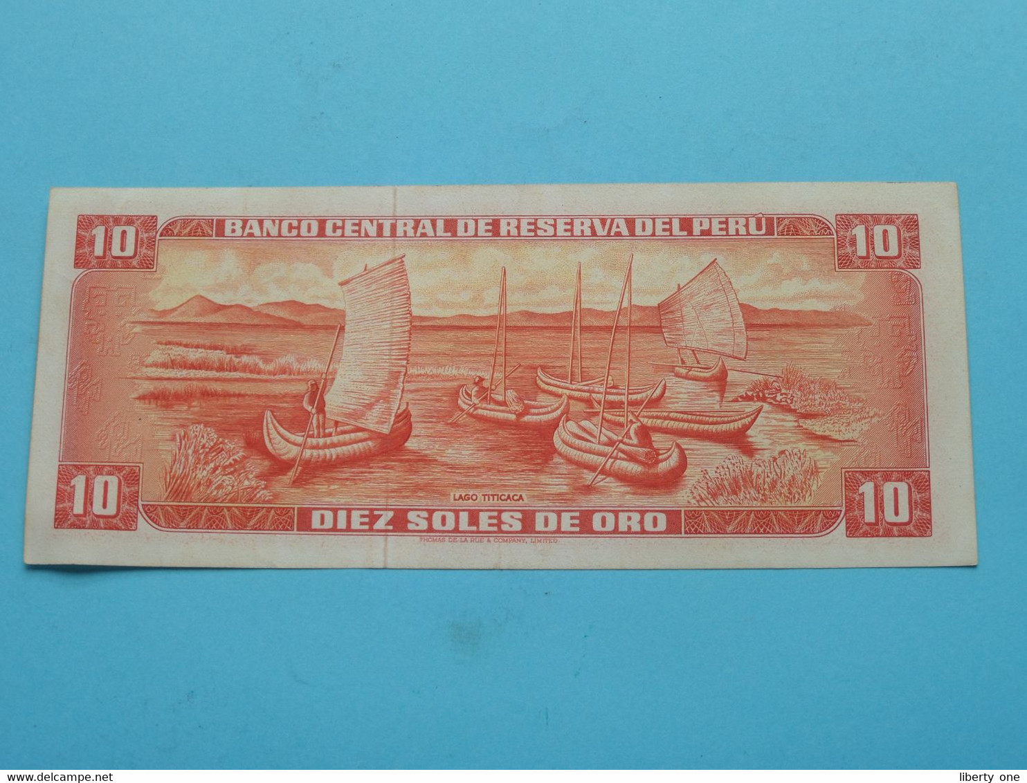 10 Diez Soles De Oro ( I238748052 ) Banco Central PERU - 1971 ( For Grade See SCANS ) UNC ! - Peru