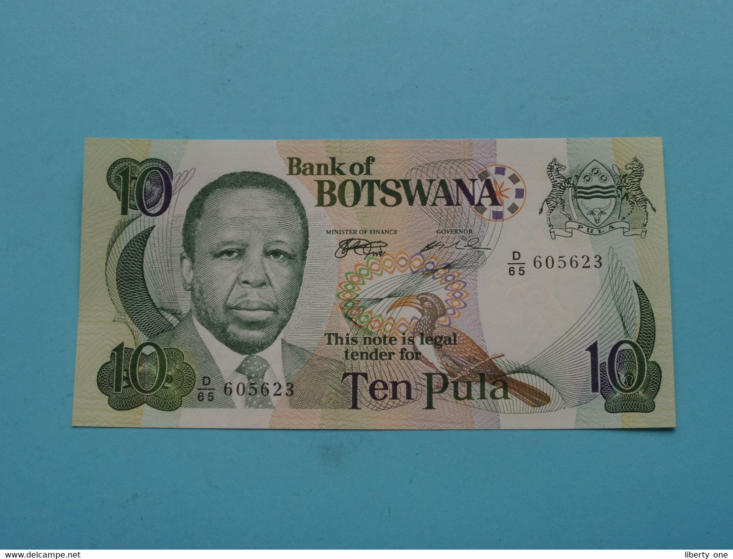 10 Pula ( D/65 605623 ) Bank Of BOTSWANA ( For Grade See SCANS ) UNC ! - Botswana