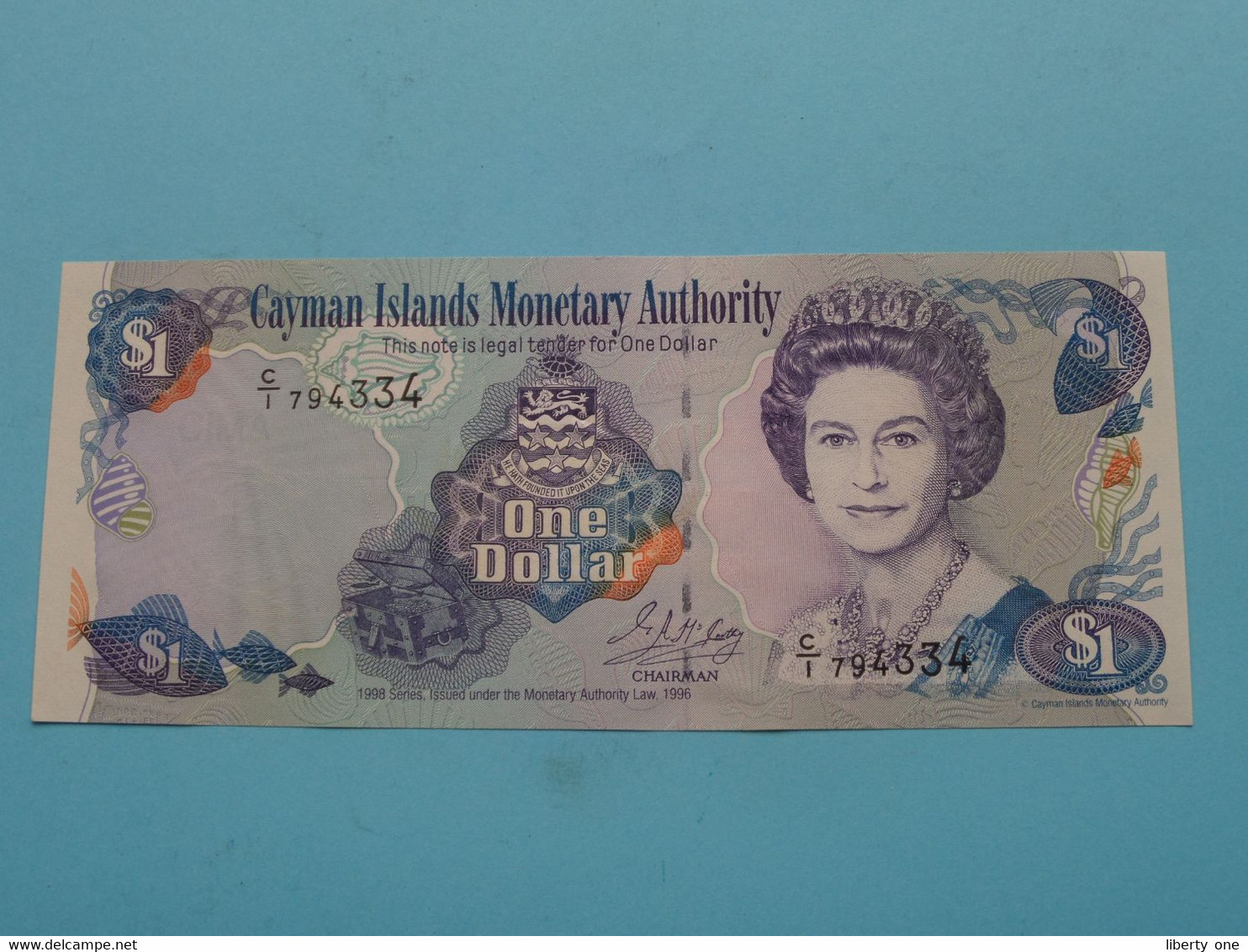 1 Dollar ( C/1 794334 ) CAYMAN Islands - 1998 ( For Grade See SCANS ) UNC ! - Kaaimaneilanden