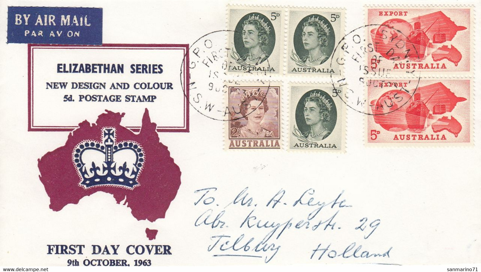 AUSTRALIA FDC 328 - Storia Postale