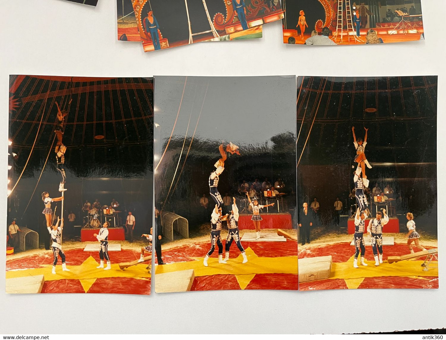 Cirque - Lot De 9 Photos Acrobates DOBITCH Sofia Bulgarie - Circus - Célébrités