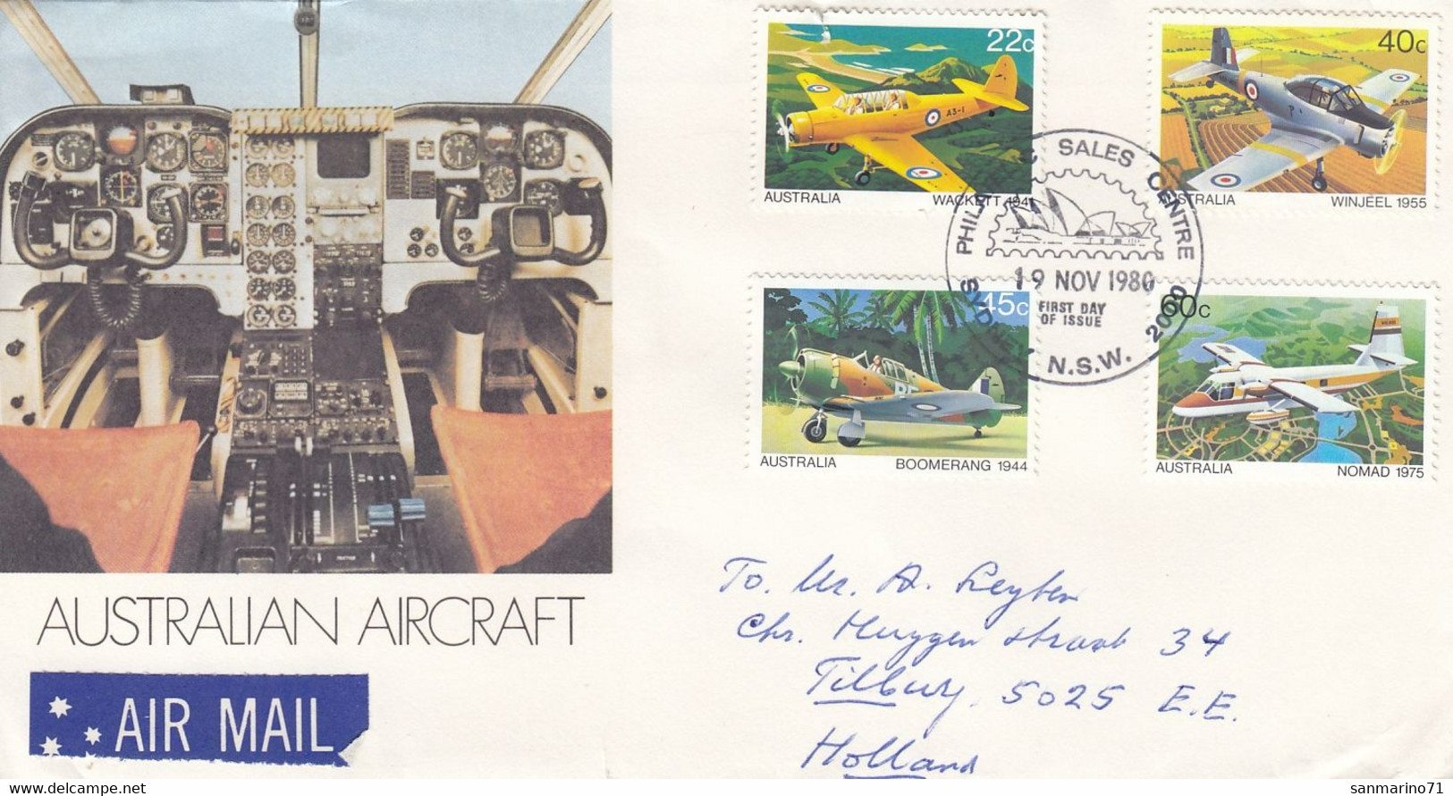 AUSTRALIA FDC 736-739 - Storia Postale