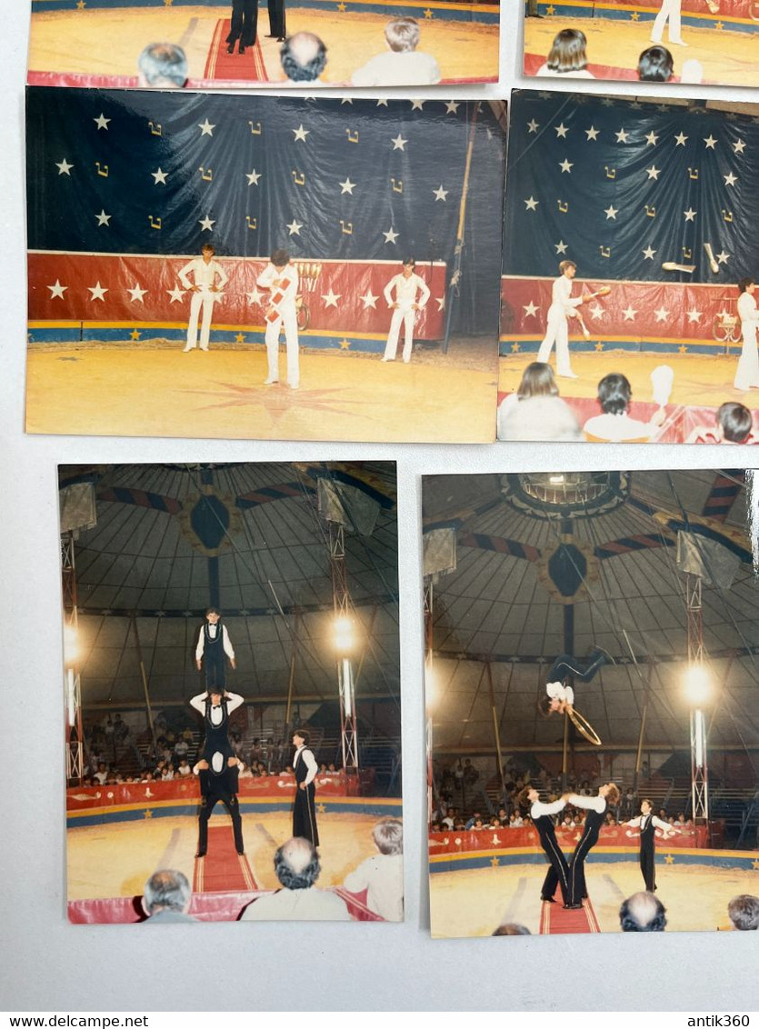 Cirque - Lot De 18 Photos Acrobates ZOPPIS Italian Italy Italia - Circus - Célébrités