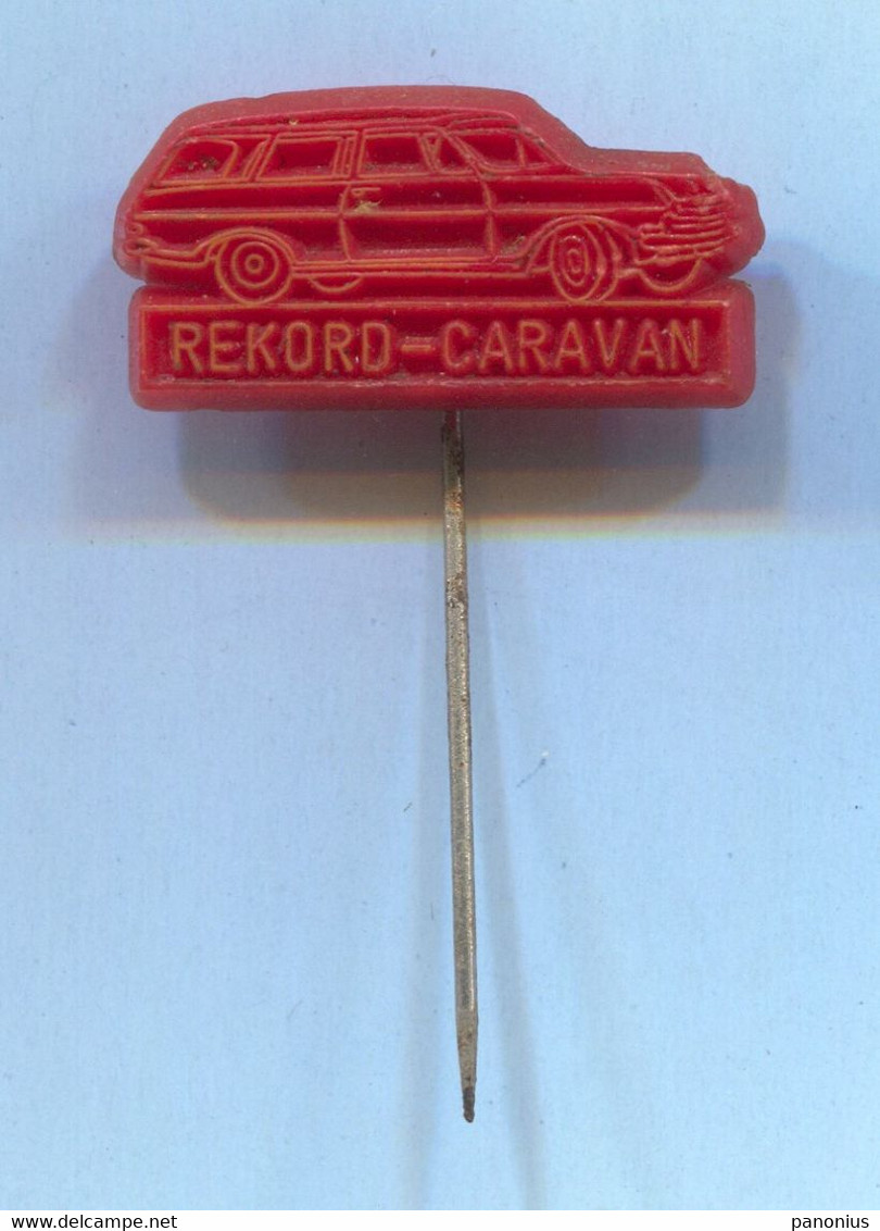 Rekord Caravan - Auto Car Automotive, Vintage Pin Badge Abzeichen - Opel