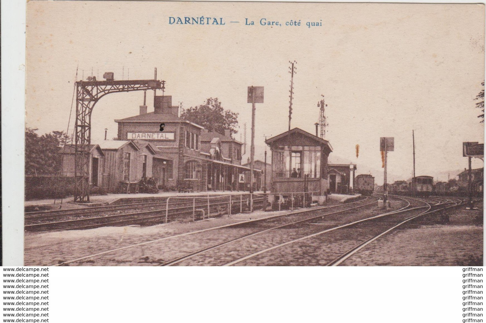 DARNETAL LA GARE COTE QUAI TBE - Darnétal