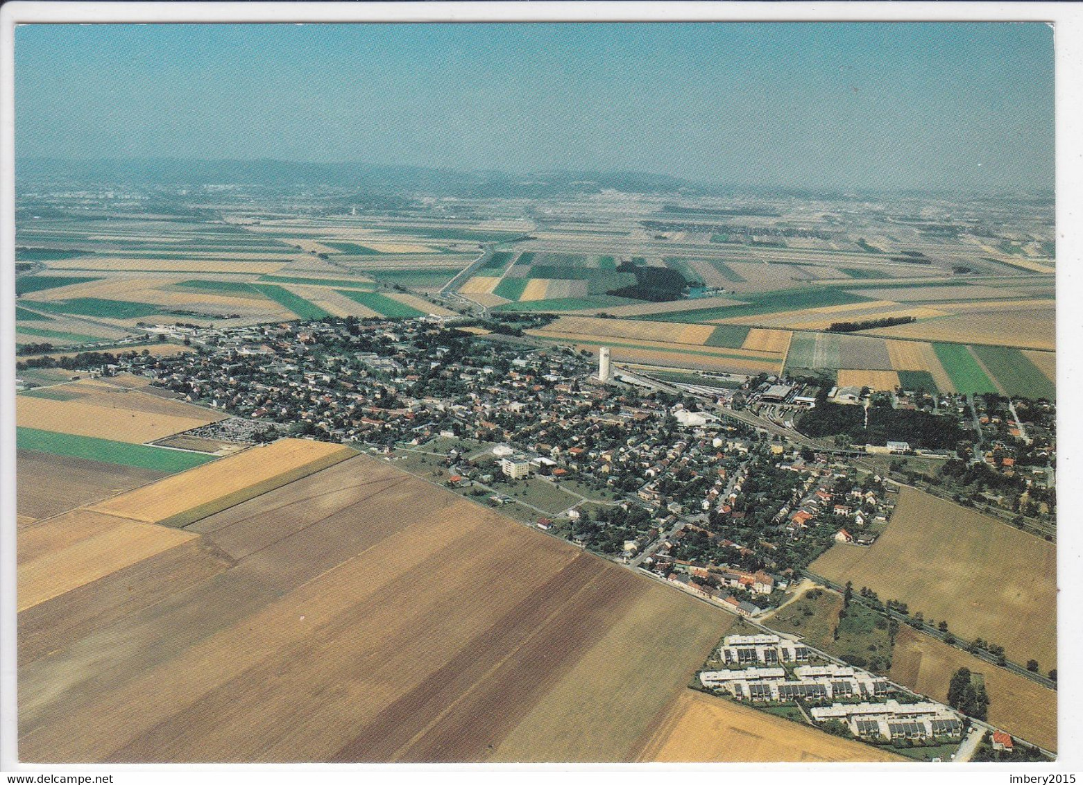 Niederösterreich Ak Deutsch Wagram, Bezirk Gänserndorf, Luftbild Luftaufnahme, - Gänserndorf