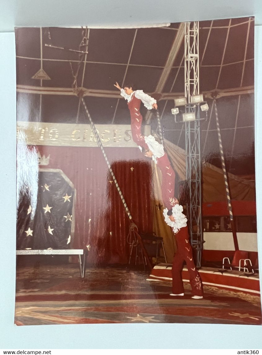 Cirque - Lot De 5 Photos Acrobates ZOPPIS Italia Italian Italy - Circus - Beroemde Personen