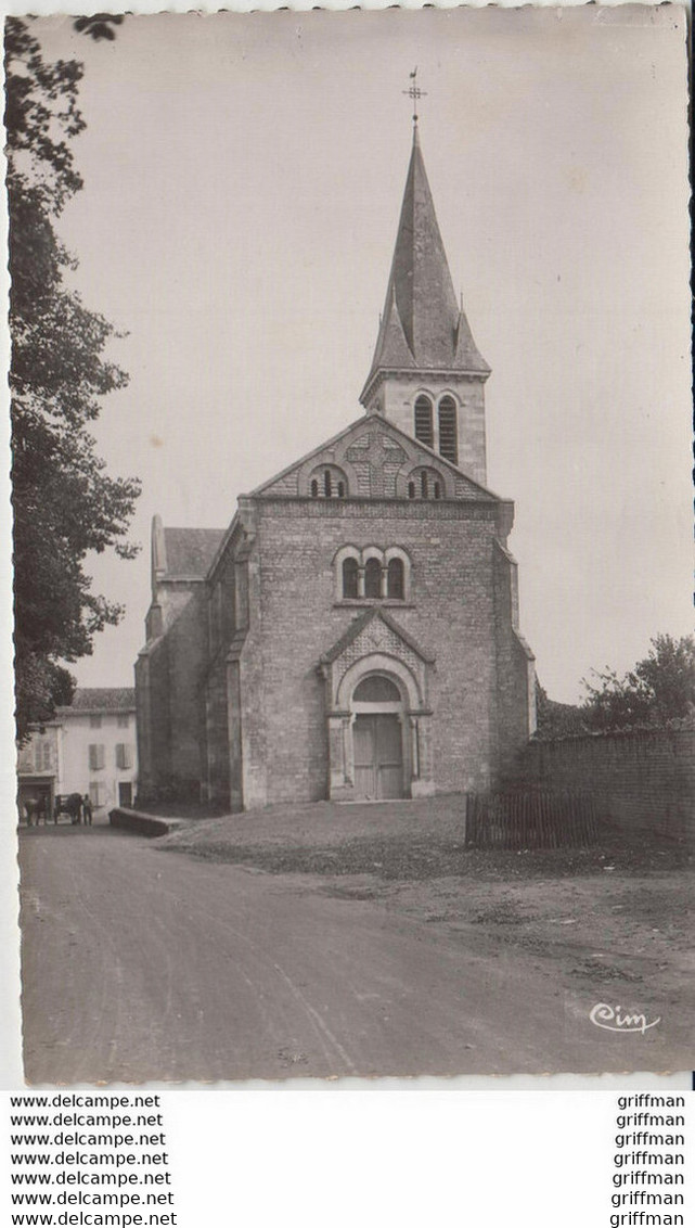 BRIOUX SUR BOUTONNE L'EGLISE CPSM 9X14 TBE - Brioux Sur Boutonne