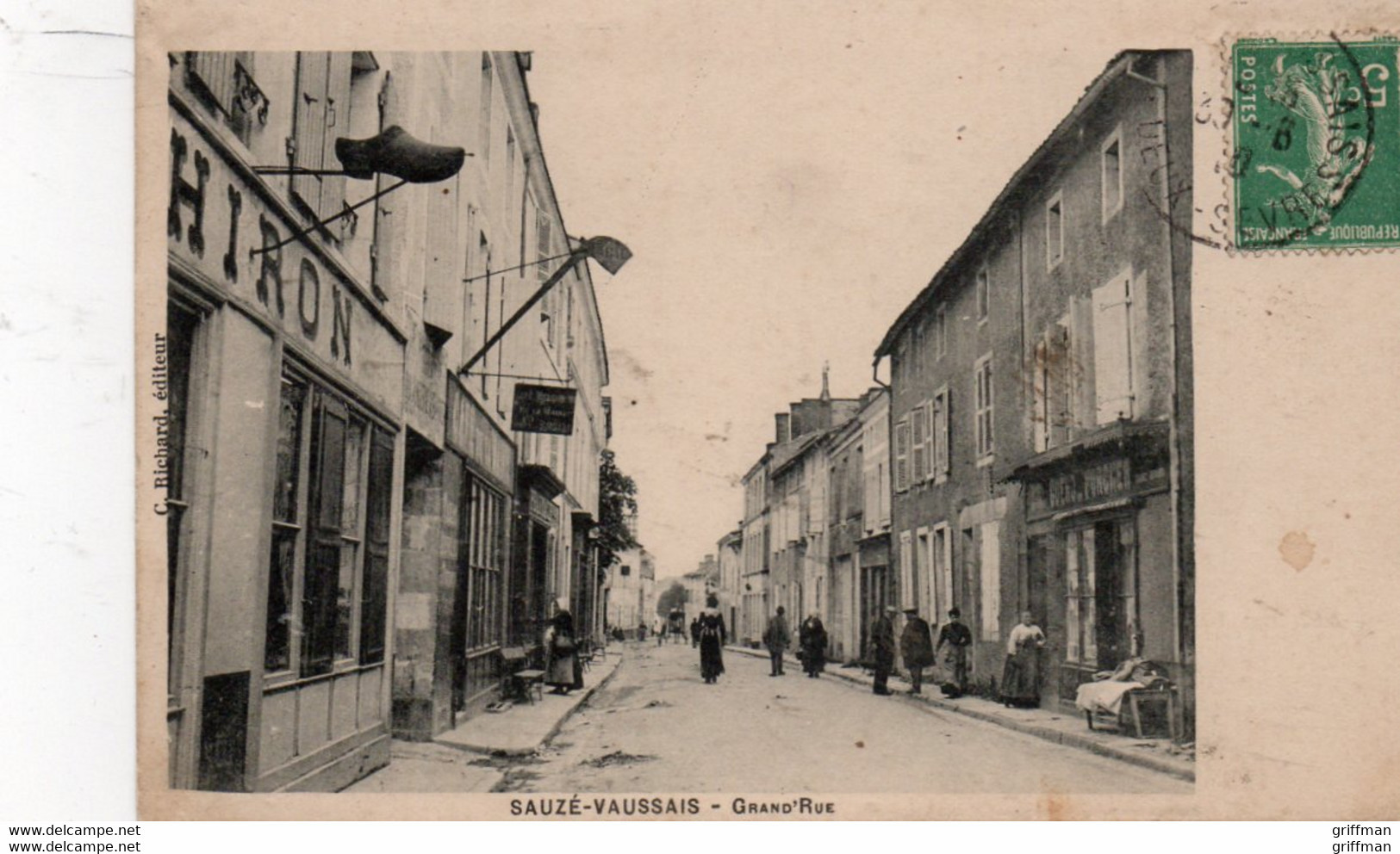 SAUZE VAUSSAIS GRAND' RUE TBE - Sauze Vaussais