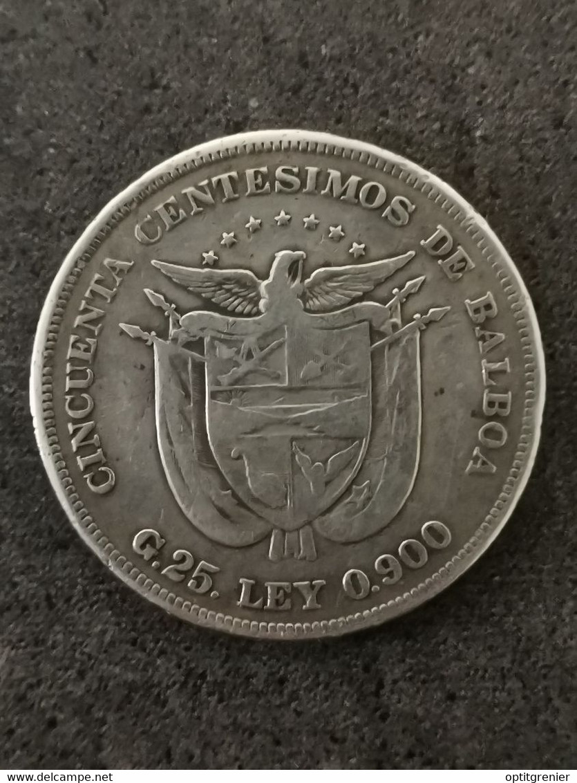 50 CENTESIMOS 1905 ARGENT PANAMA / SILVER - Panama