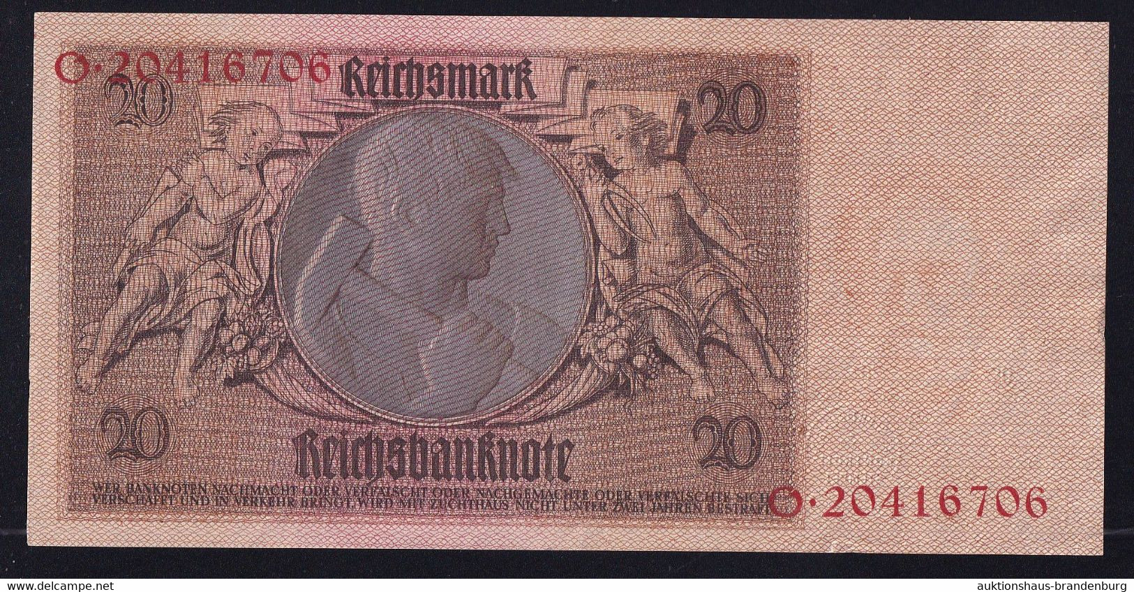 20 Reichsmark 22.1.1929 - Serie Z/O- Reichsbank (DEU-184a) - 20 Mark