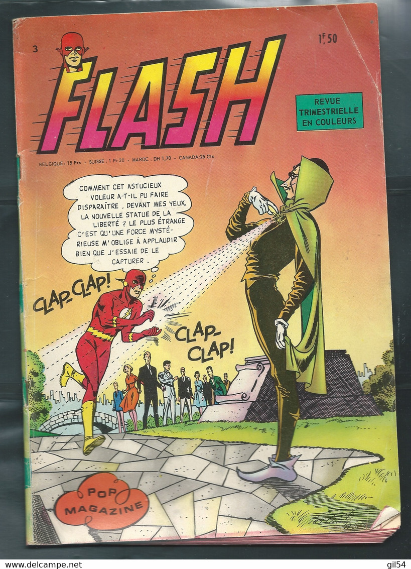 FLASH N°3. REVUE TRIMESTRIELLE. LA DISPARITION DE FLASH - COLLECTIF - 1970    ///     FAU 14501 - Flash