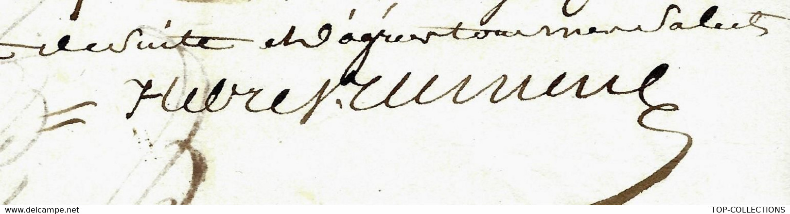 1801 LETTRE Par Hebre St Clement à Rochefort Pour Dupuch à Bordeaux APPROVISIONNEMENT MARINE  MECHE DE GUERRE V.HIST. - 1800 – 1899