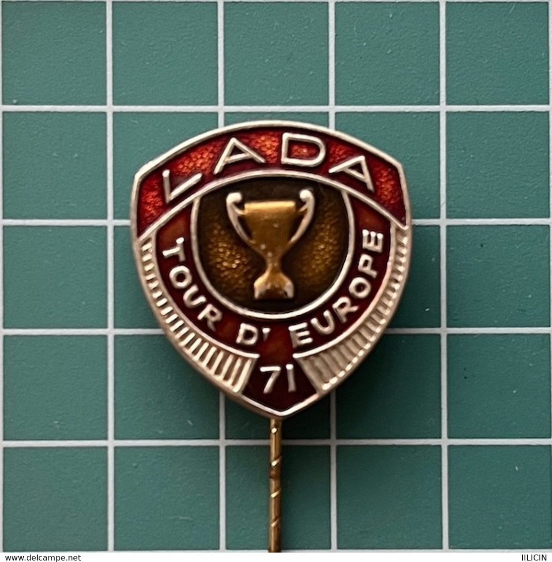 Badge Pin ZN012368 - Automobile Car Lada ADAC Rallye Tour D'Europe 1971 - Autorennen - F1