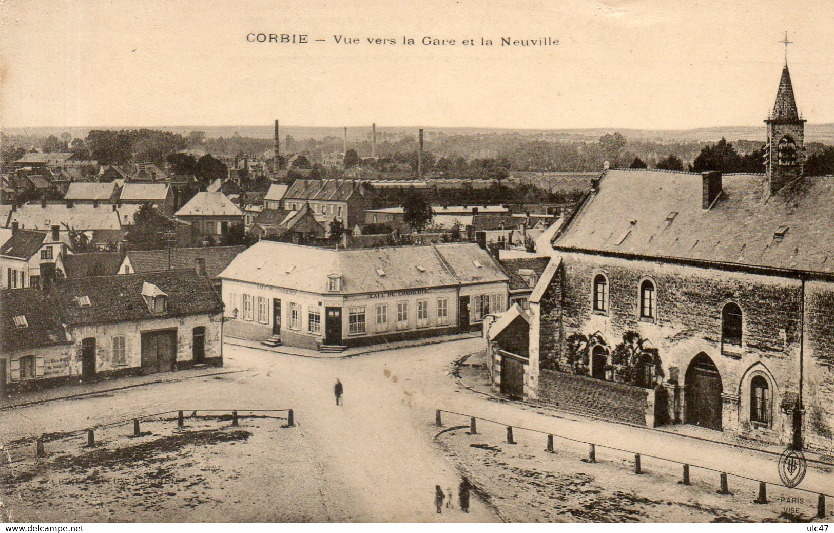 - 80 - CORBIE (Somme) - Vue Vers La Gare Et La Neuville - Scan Verso - - Corbie