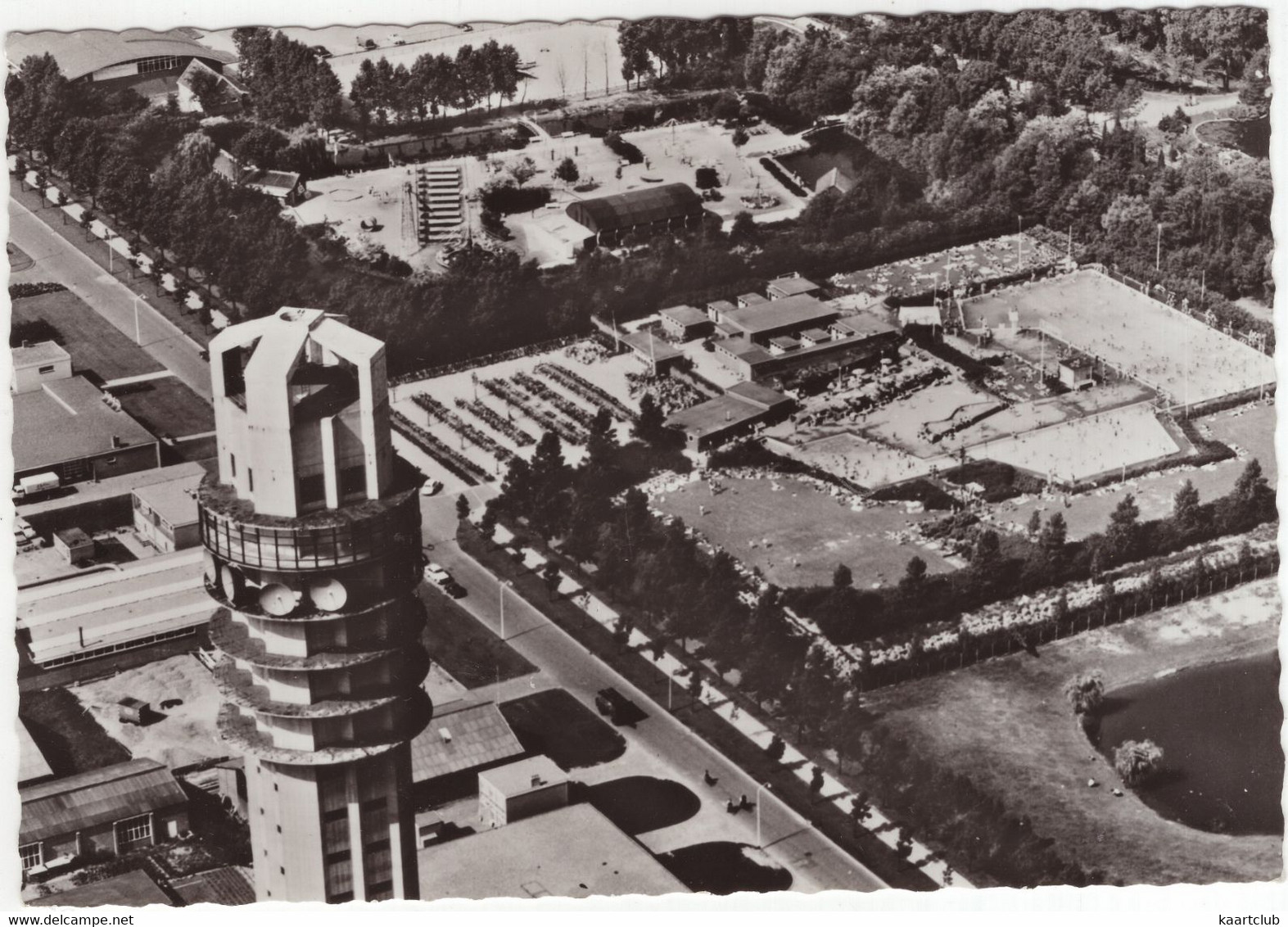 Luchtfoto 'Avifauna' - Zwembad - Alphen A/d Rijn - (Nederland, Zuid-Holland) - Piscine/Swimmingpool - Alphen A/d Rijn