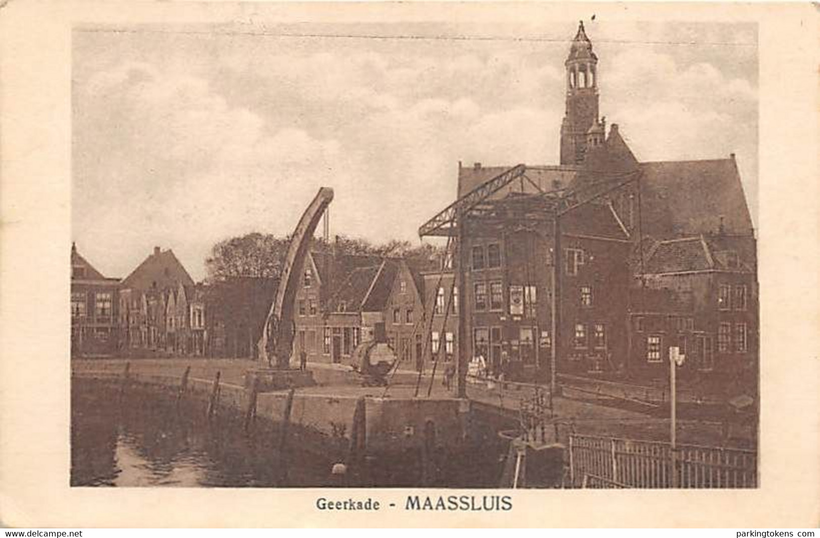 E450 - Maassluis Geerkade - Met Oude Kraan - - Maassluis