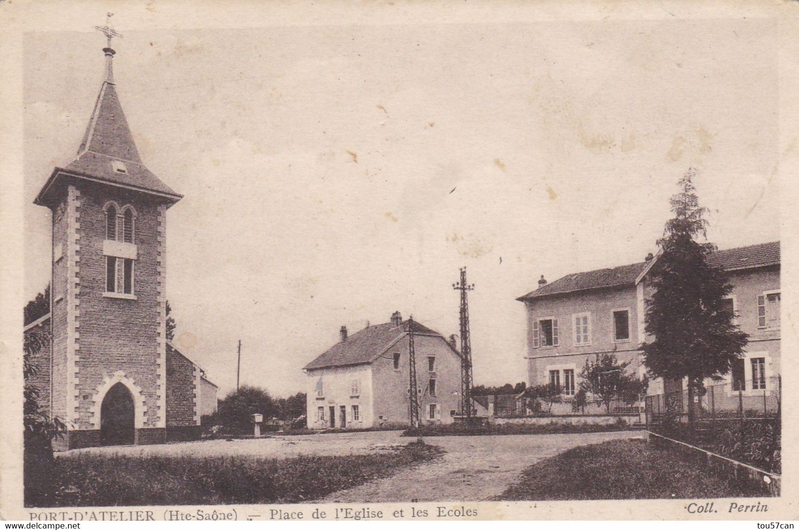 PORT D'ATELIER - AMANCE - HAUTE - SAÔNE - (70) - CPA DE 1917 - CLICHE PEU COURANT. - Amance