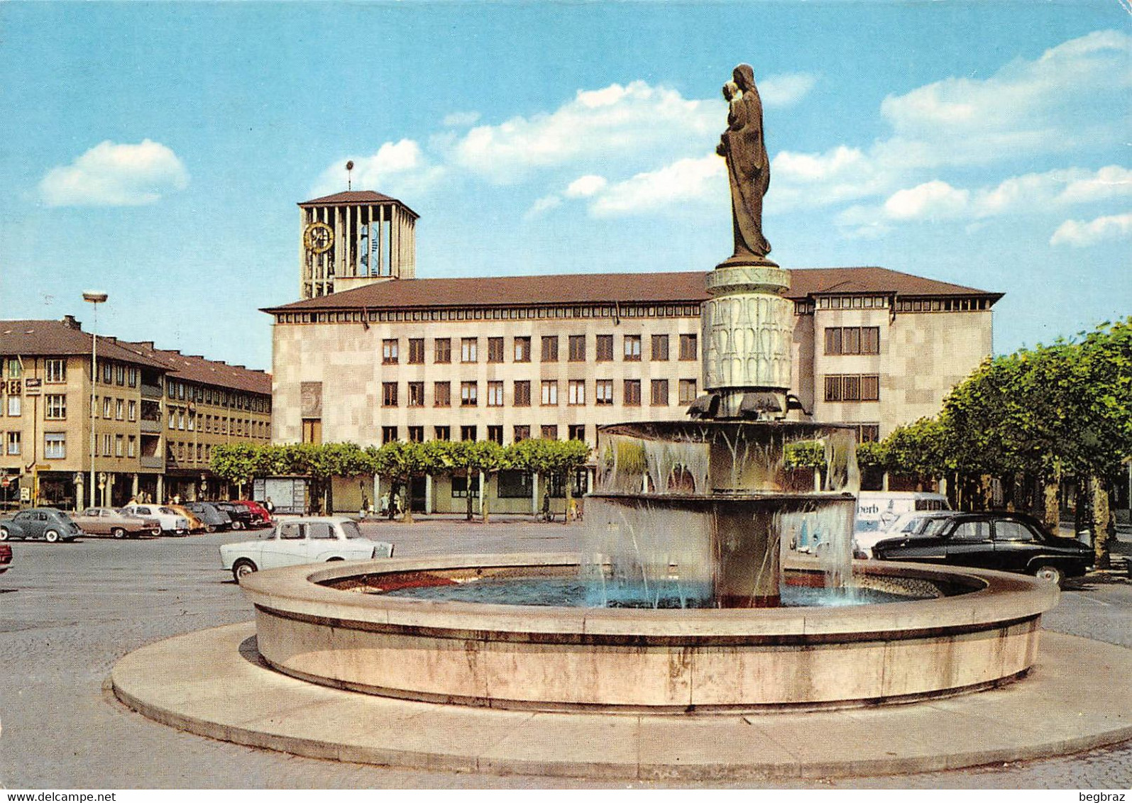 SAARLOUIS    RATHAUS   FONTAINE - Kreis Saarlouis