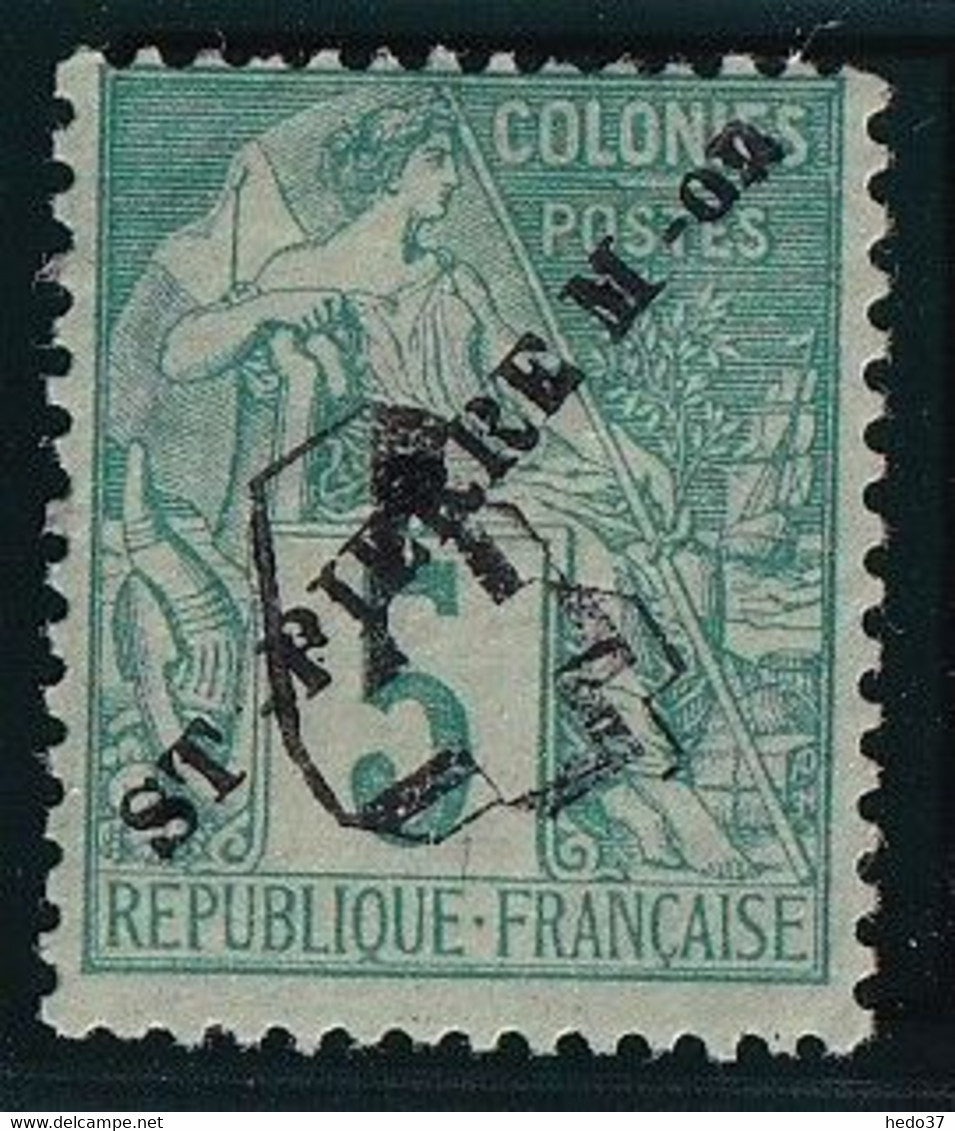 St Pierre Et Miquelon N°50 - Neuf * Avec Charnière - Petit Pelurage Sinon TB - Unused Stamps