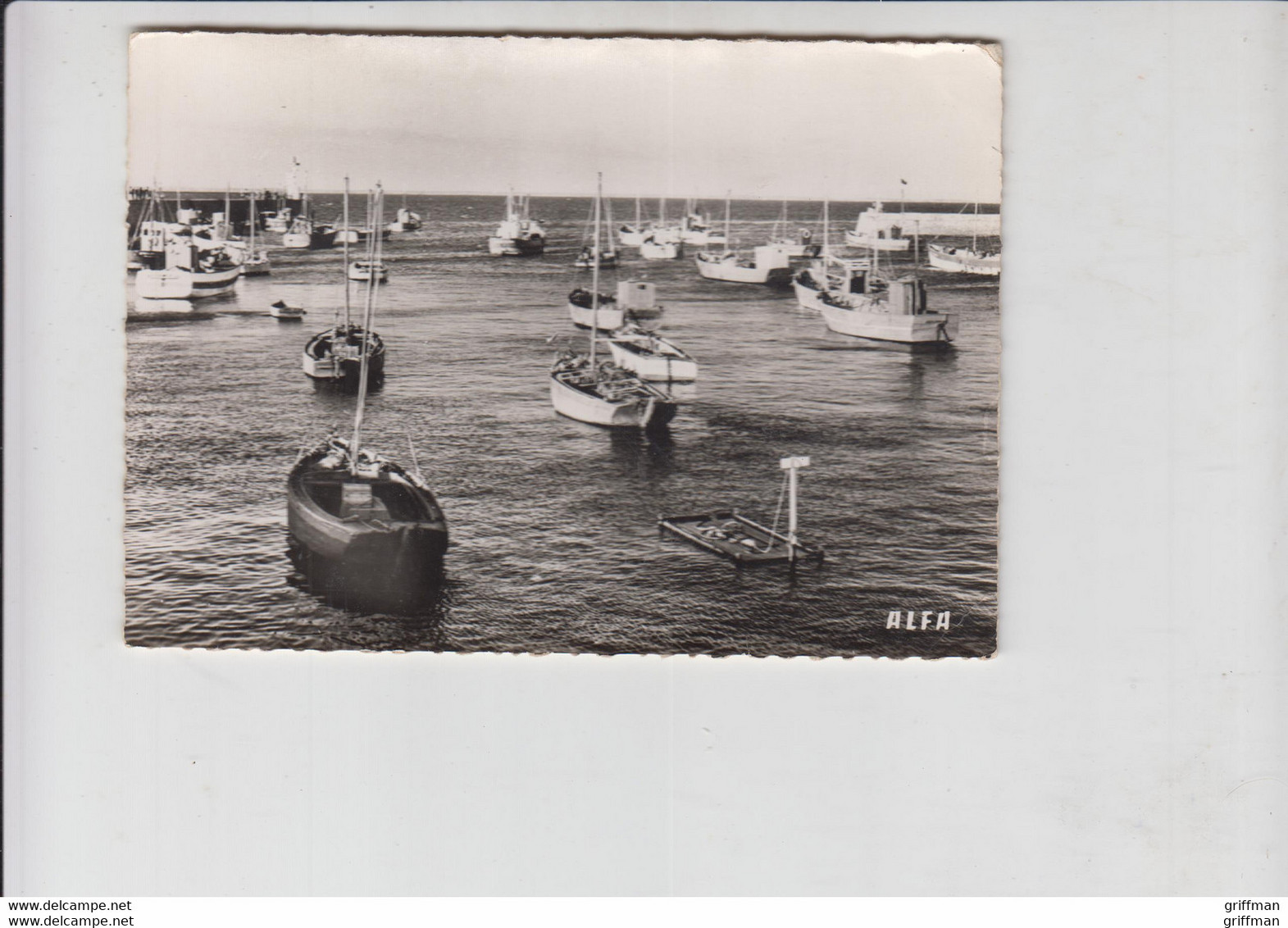 ILE DE NOIRMOUTIER L'HERBAUDIERE LE PORT 1958 CPSM GM TBE - Noirmoutier