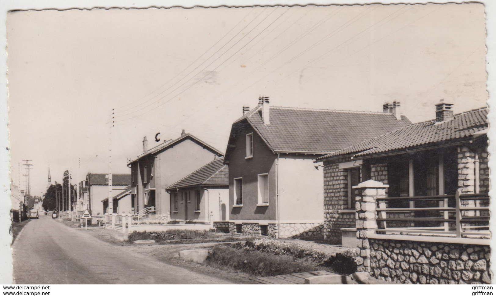 DANGE SAINT ROMAIN RUE DE LA GARE 1958 CPSM 9X14 TBE - Dange Saint Romain