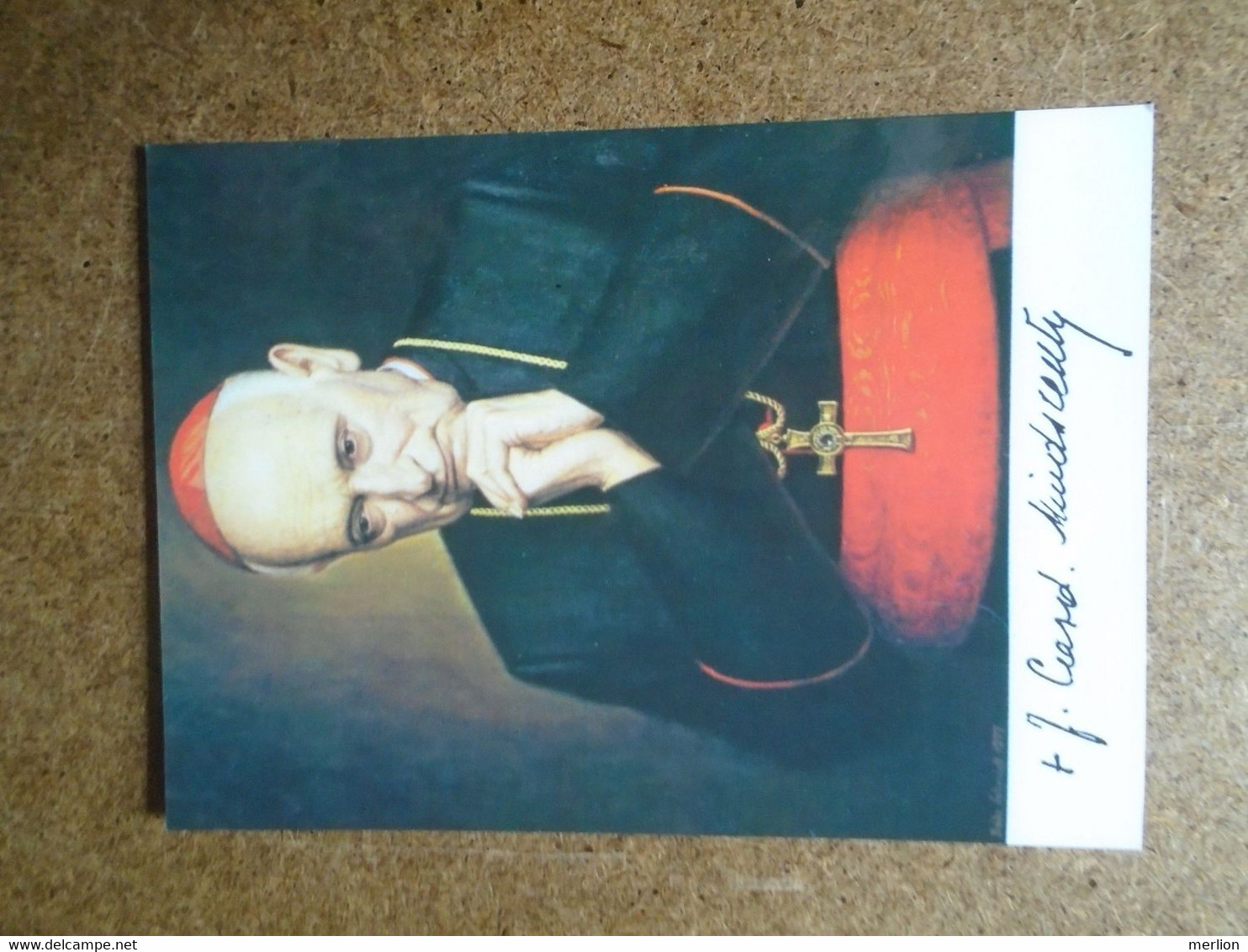 D191017  Hungary   Postcard   Commemorative Handstamp  - Cardinal Joseph Mindszenty József  -Esztergom 1991 - Autres & Non Classés