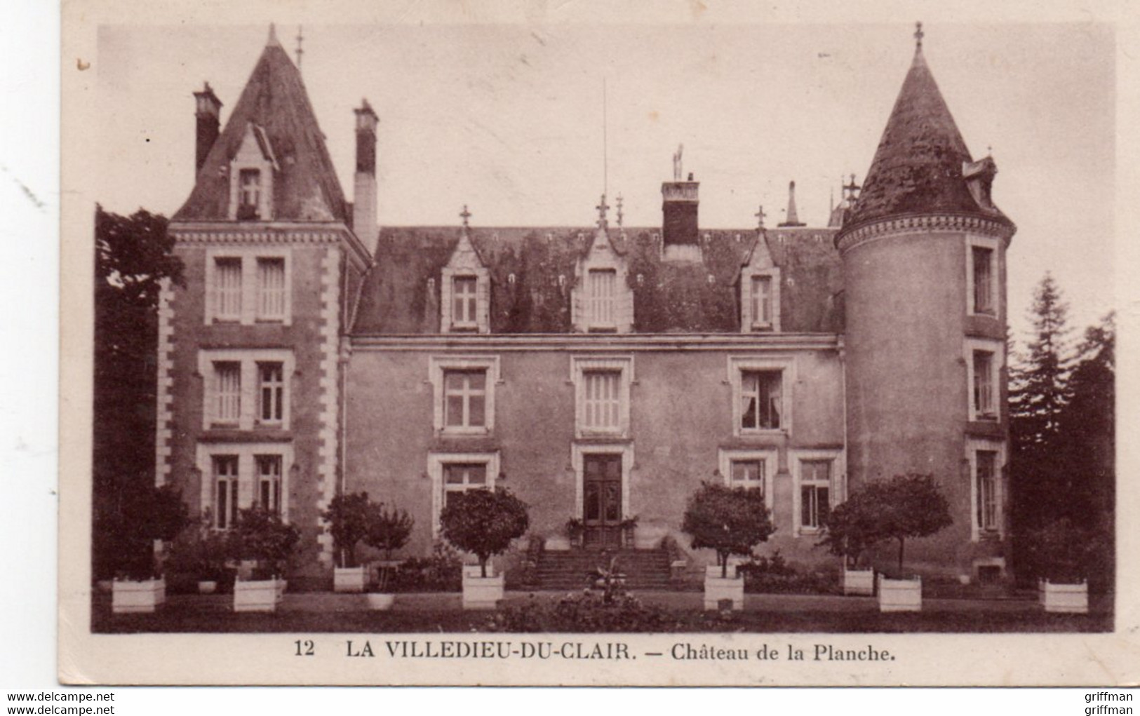 LA VILLEDIEU DU CLAIN CHATEAU DE LA PLANCHE TBE - La Villedieu Du Clain