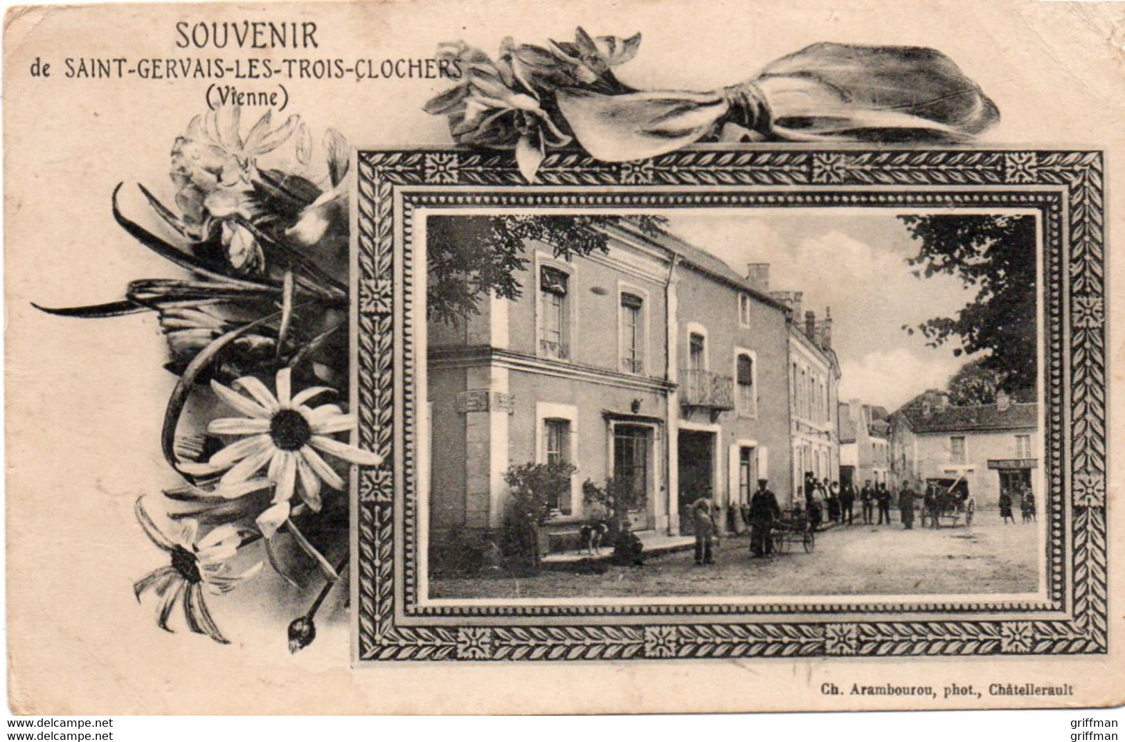 SAINT GERVAIS LES TROIS CLOCHERS SOUVENIR 1919 - Saint Gervais Les Trois Clochers