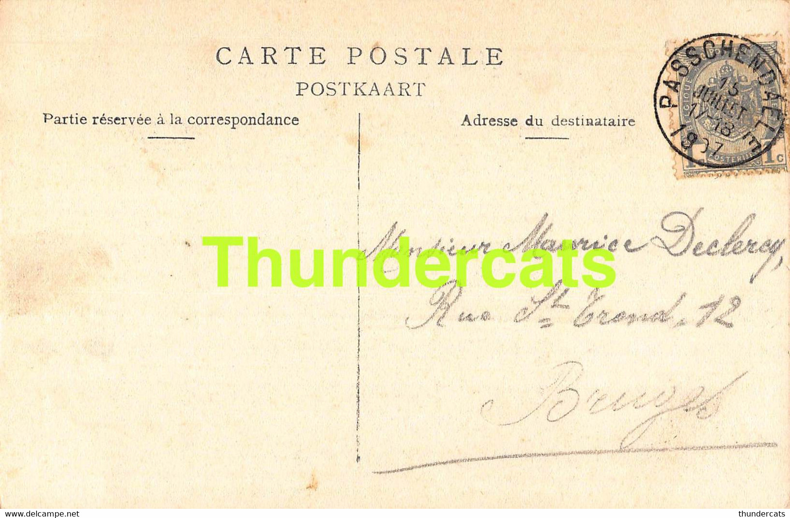 CPA PASSENDALE PASSCHENDAELE VILLA DE M CH BAYART VAN HOUVER - Zonnebeke