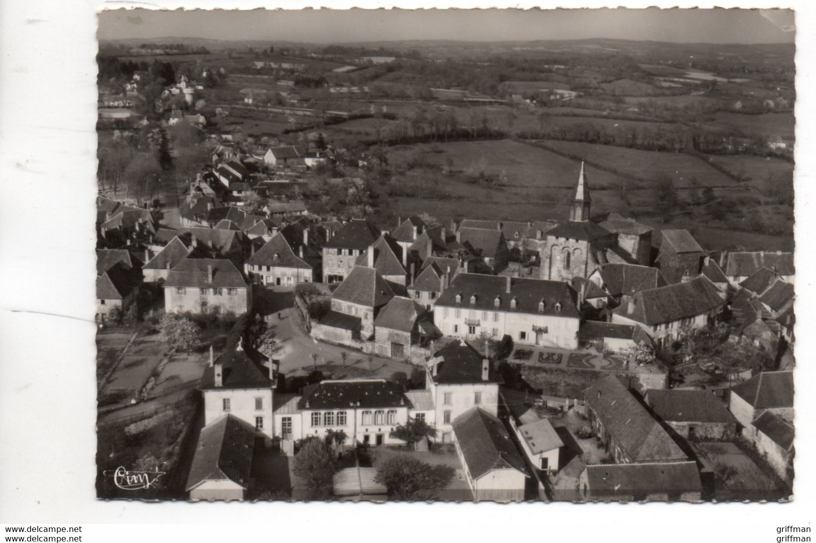 SAINT GERMAIN LES BELLES FILLES VUE PANORAMIQUE AERIENNE CPSM GM TBE - Saint Germain Les Belles