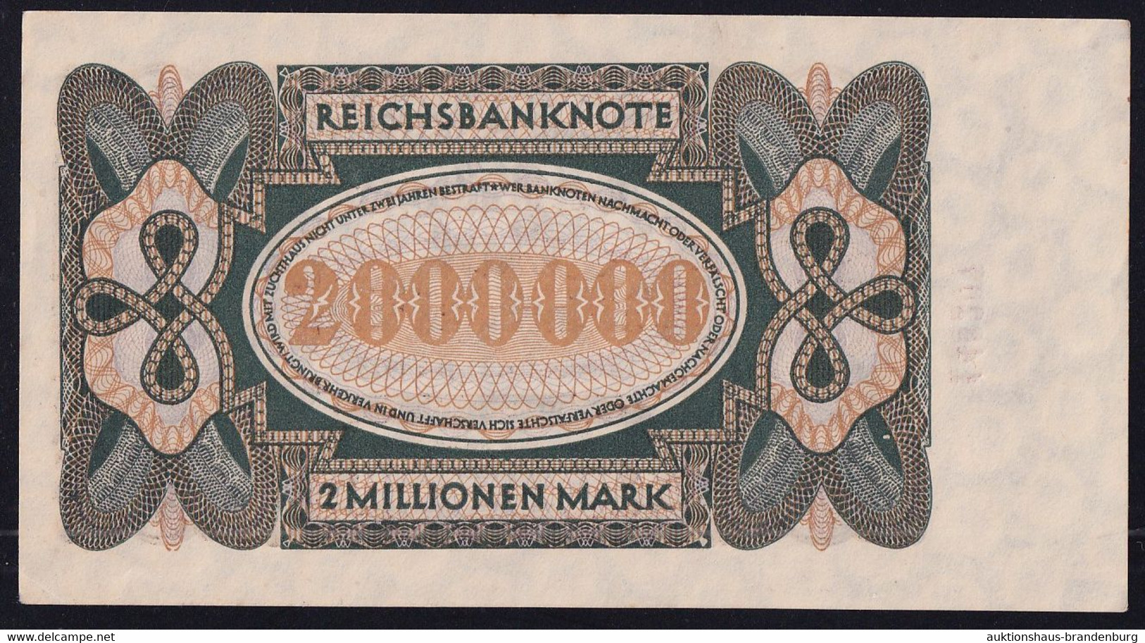 2 Millionen Mark 23.7.1923 - KN 16 Mm - Reichsbank (DEU-101a) - 2 Millionen Mark