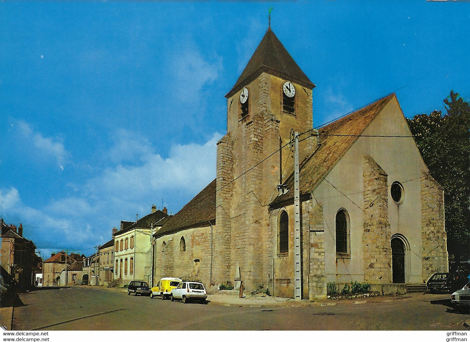 EGRISELLES LE BOCAGE L'EGLISE ET LA PLACE TBE - Egriselles Le Bocage