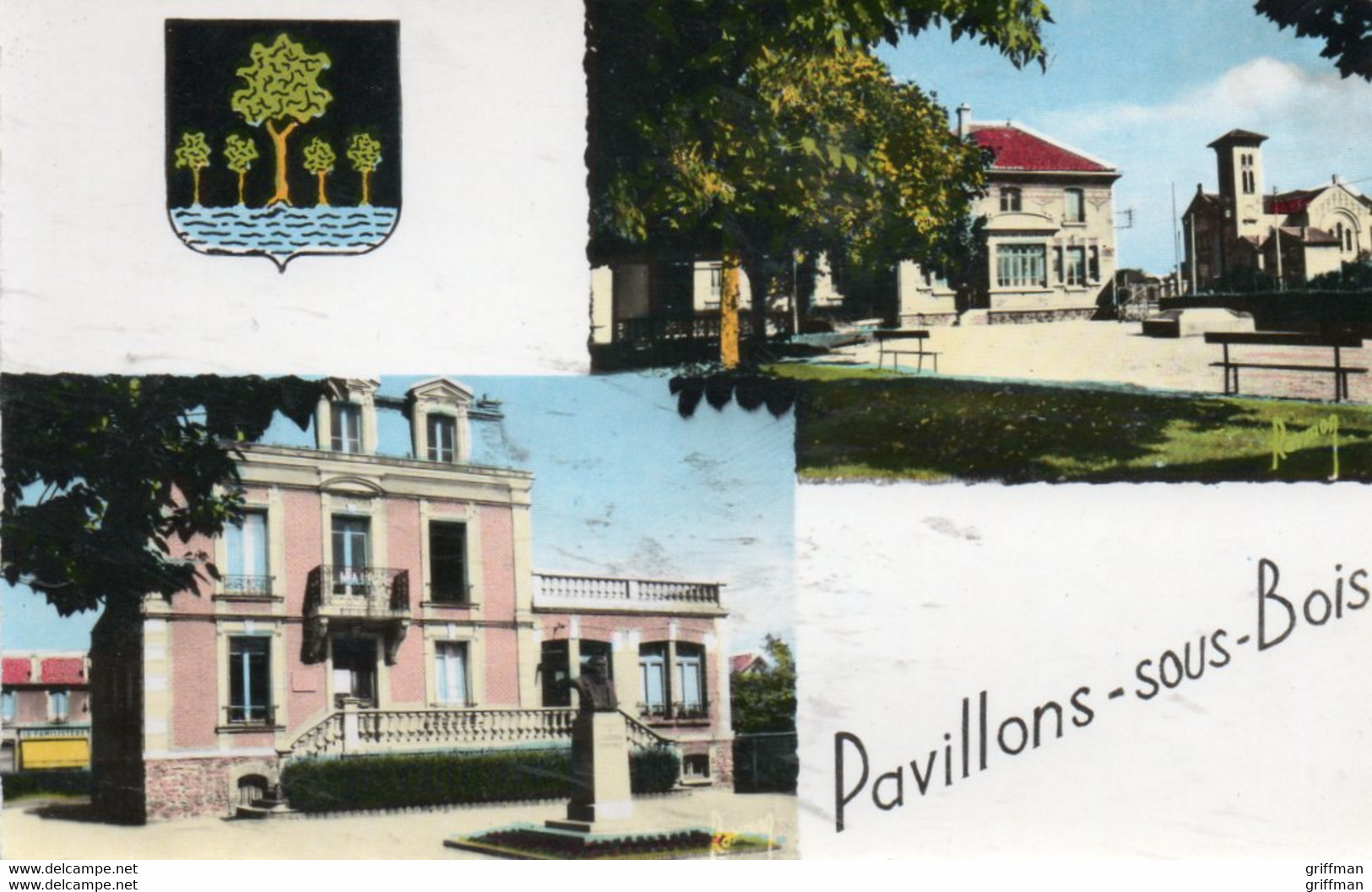 LES PAVILLONS SOUS BOISL'EGLISE LA MAIRIE CPSM 9X14 TBE - Les Pavillons Sous Bois