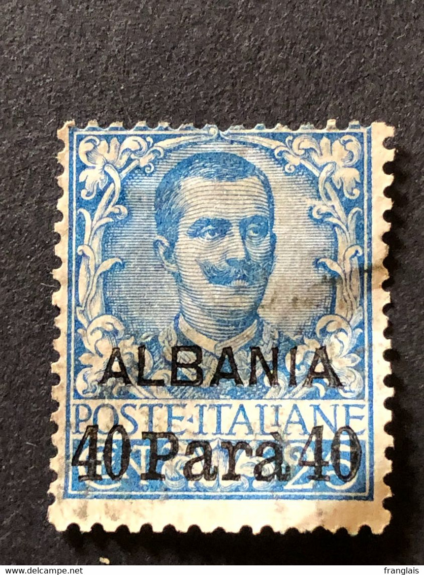 ALBANIA  SG 20  40 Paras On 25 Cmi Blue - Albanie