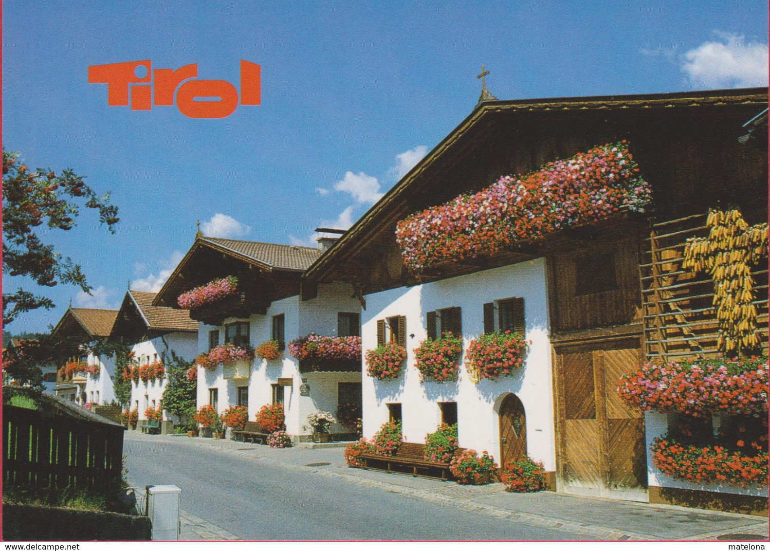 AUTRICHE TYROL EIN URLAUBSGRUSS AUS TIROL INNSBRUCKER MITTELGEBIRGE 800 M DORFSTRASSE IN MUTTERS - Mutters