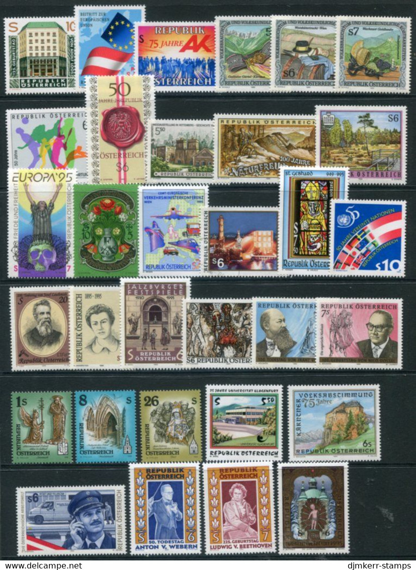 AUSTRIA 1995 Complete Issues MNH / **.  Michel 2145-76 - Nuevos