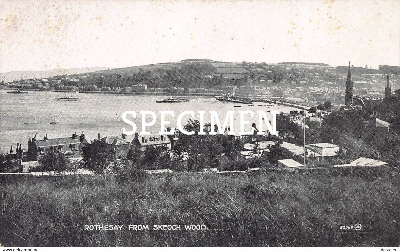 Rothesay From Skeoch Wood - Bute