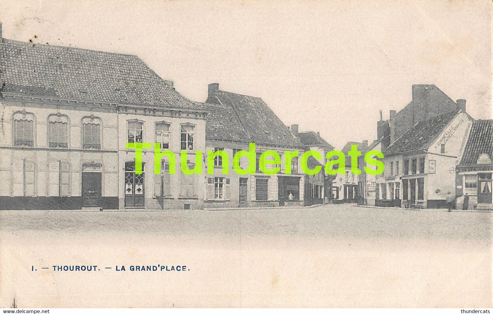 CPA TORHOUT THOUROUT LA GRAND PLACE - Torhout